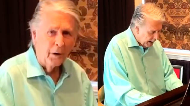Beach Boys star Brian Wilson performs 'God Only Knows' while in lockdown